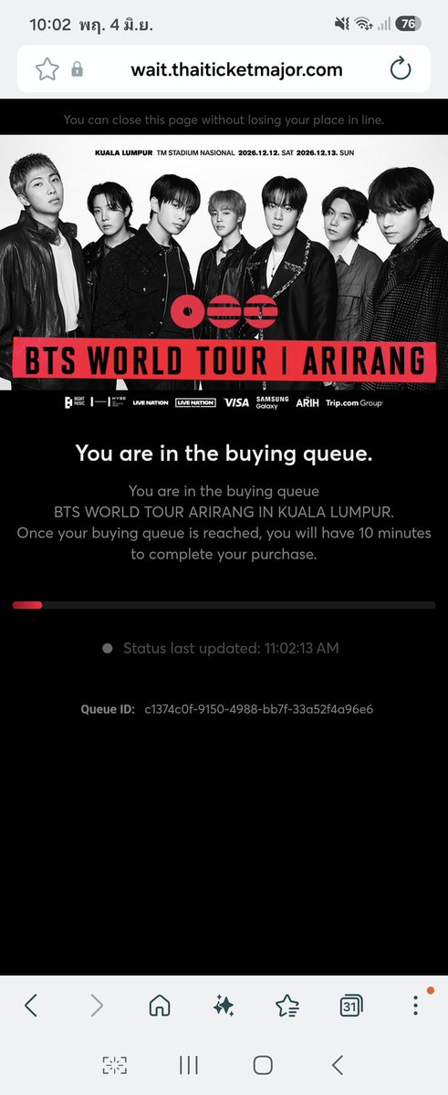 Minpeyoung's tweet photo. รับกดค่า
#BTS_WORLDTOUR_ARIRANG_KUALALUMPUR https://t.co/QPQg2K46Id