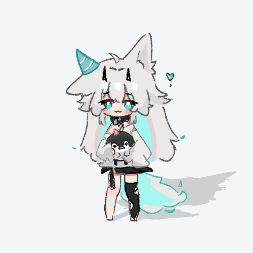 nyhASMR's tweet photo. a silly drawing 🎉 https://t.co/i0HcmBCmLK