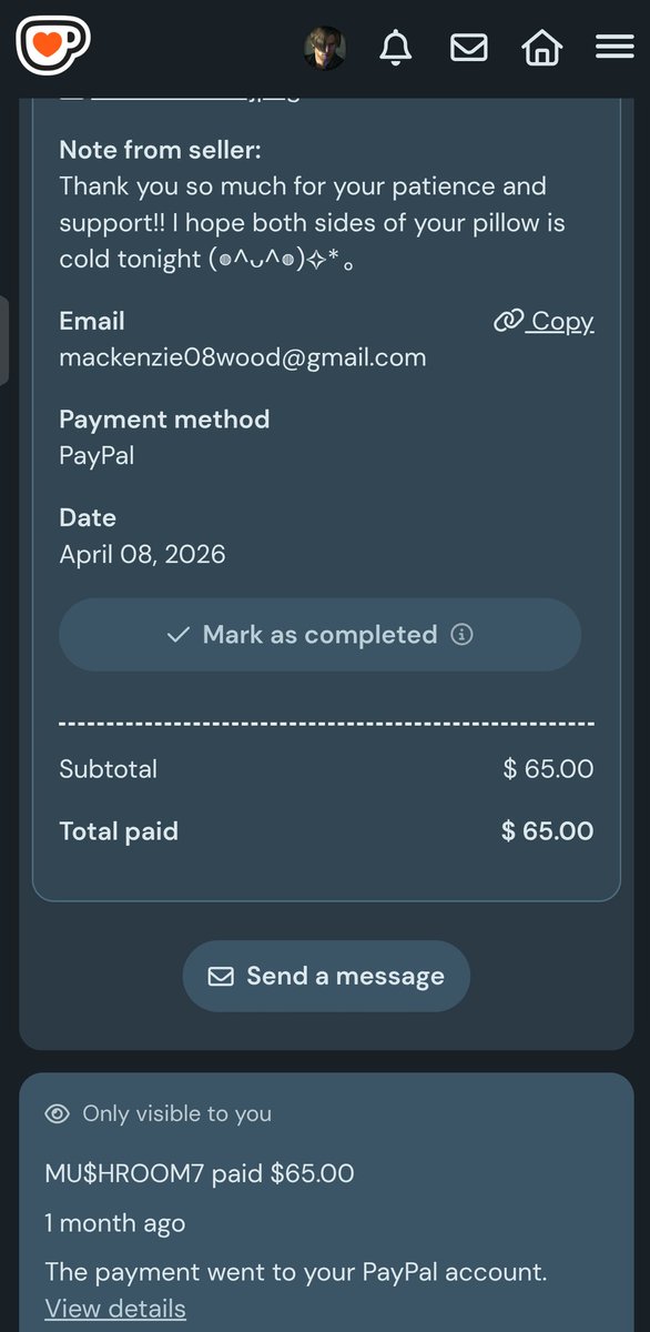 SamaKicchi's tweet photo. People who do commissions through Ko-fi! Please be aware of her account there as well.  I used to do comms on Ko-fi before i moved to vgen. She bought my comms without consulting me.. and didn't even follow me at first.. but i didn't think about it much then. Now I know why. https://t.co/2biZmhR0BQ