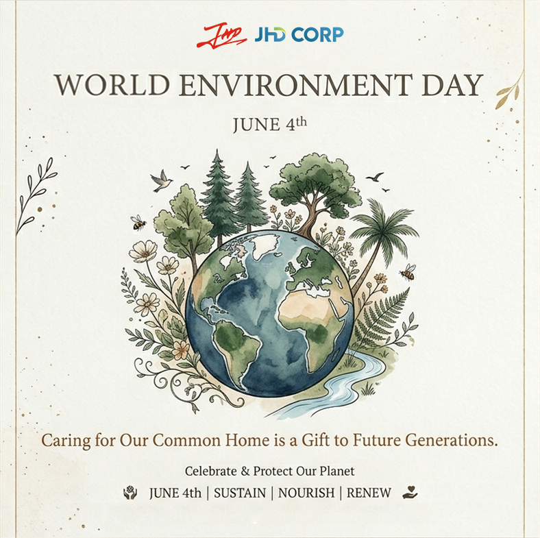JhdCorp's tweet photo. Care for nature, secure wellness for all generations.

#WorldEnvironmentDay #jhdcorp https://t.co/dOGQa2NP9m