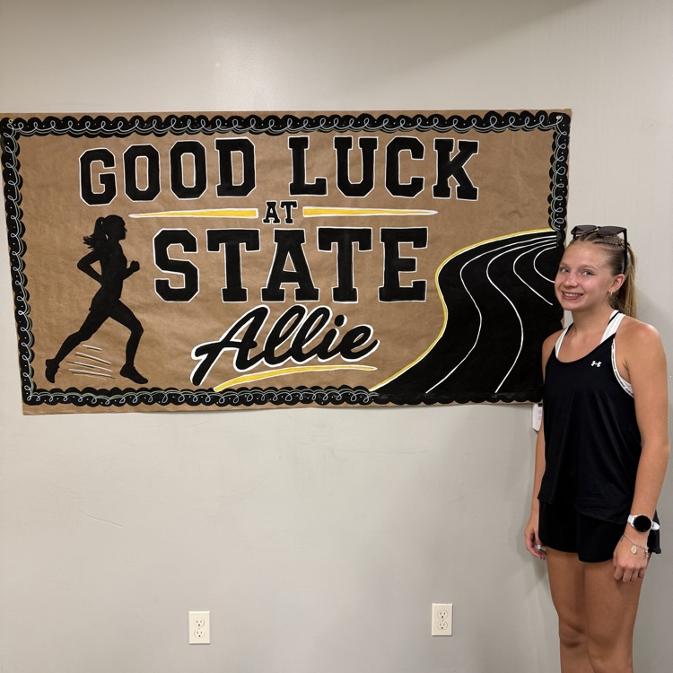 Gtown_Athletics's tweet photo. On the eve of the OHSAA State Track &amp; Field Championship Meet family, friends, teammates and coaches gathered to wish Allie Tolle the best of luck! We know you'll represent the black and gold with class! ⚫️🟡🏃🏼‍♀️ https://t.co/385k4rXEZ5