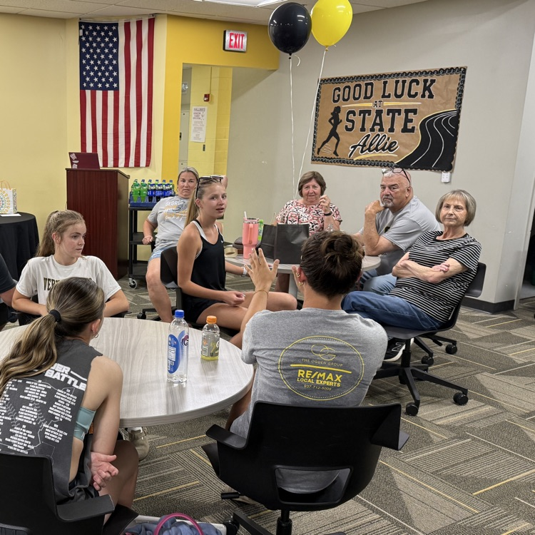 Gtown_Athletics's tweet photo. On the eve of the OHSAA State Track &amp; Field Championship Meet family, friends, teammates and coaches gathered to wish Allie Tolle the best of luck! We know you'll represent the black and gold with class! ⚫️🟡🏃🏼‍♀️ https://t.co/385k4rXEZ5