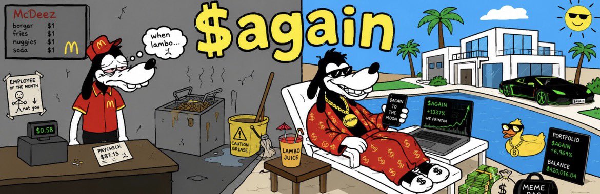 Tekidesign's tweet photo. $AGAIN  👀 

HWuhNE4Q14Yp68eX5mwhA6bjCAzn2kfThvso3nyspump https://t.co/88dAv5ZIZD