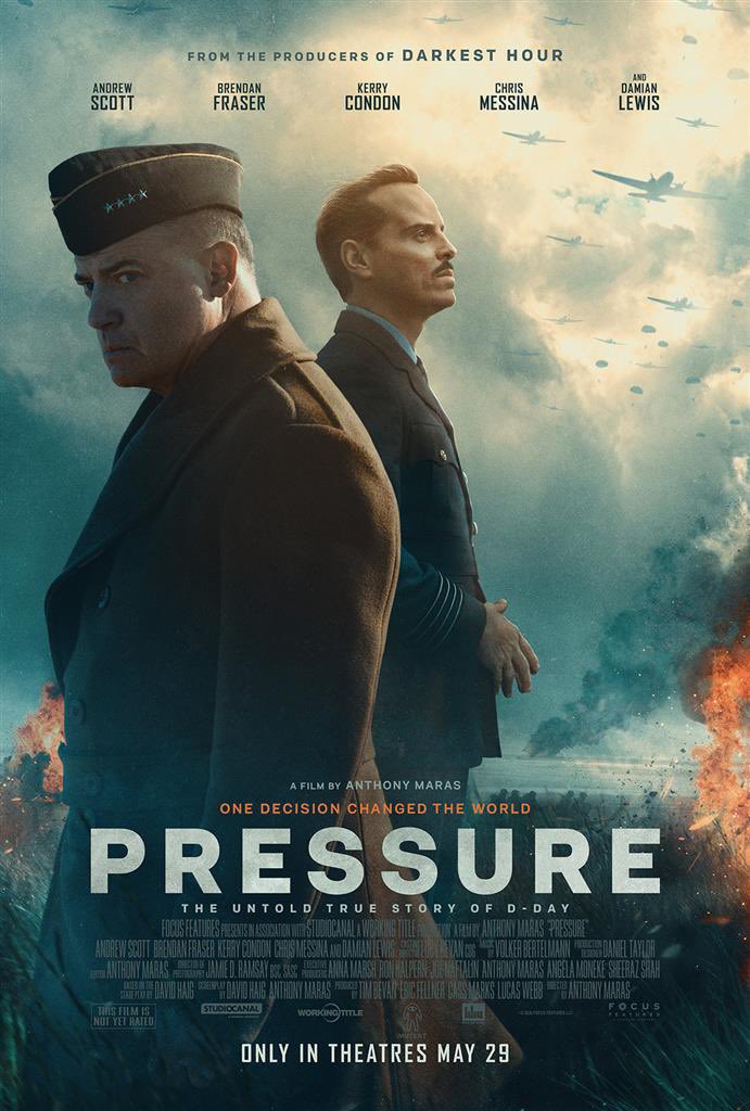 Noahduquebec's tweet photo. Just got out of the theater after watching #Pressure! ⏱️🪖 A highly effective historical drama. The film manages to make D-Day planning and weather forecasting absolutely gripping. The Brendan Fraser / Andrew Scott duo is masterful. An excellent 4/5 ⭐️⭐️⭐️⭐️! https://t.co/8vWVpubRQJ