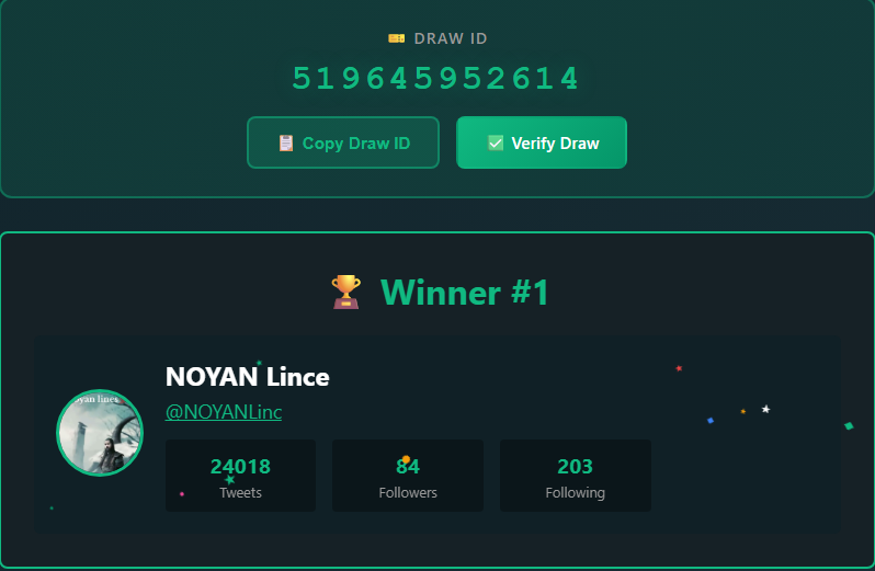 TheCryptv's tweet photo. @NOYANLinc congratulations bro on the win ! https://t.co/x0Uayy0ZUQ