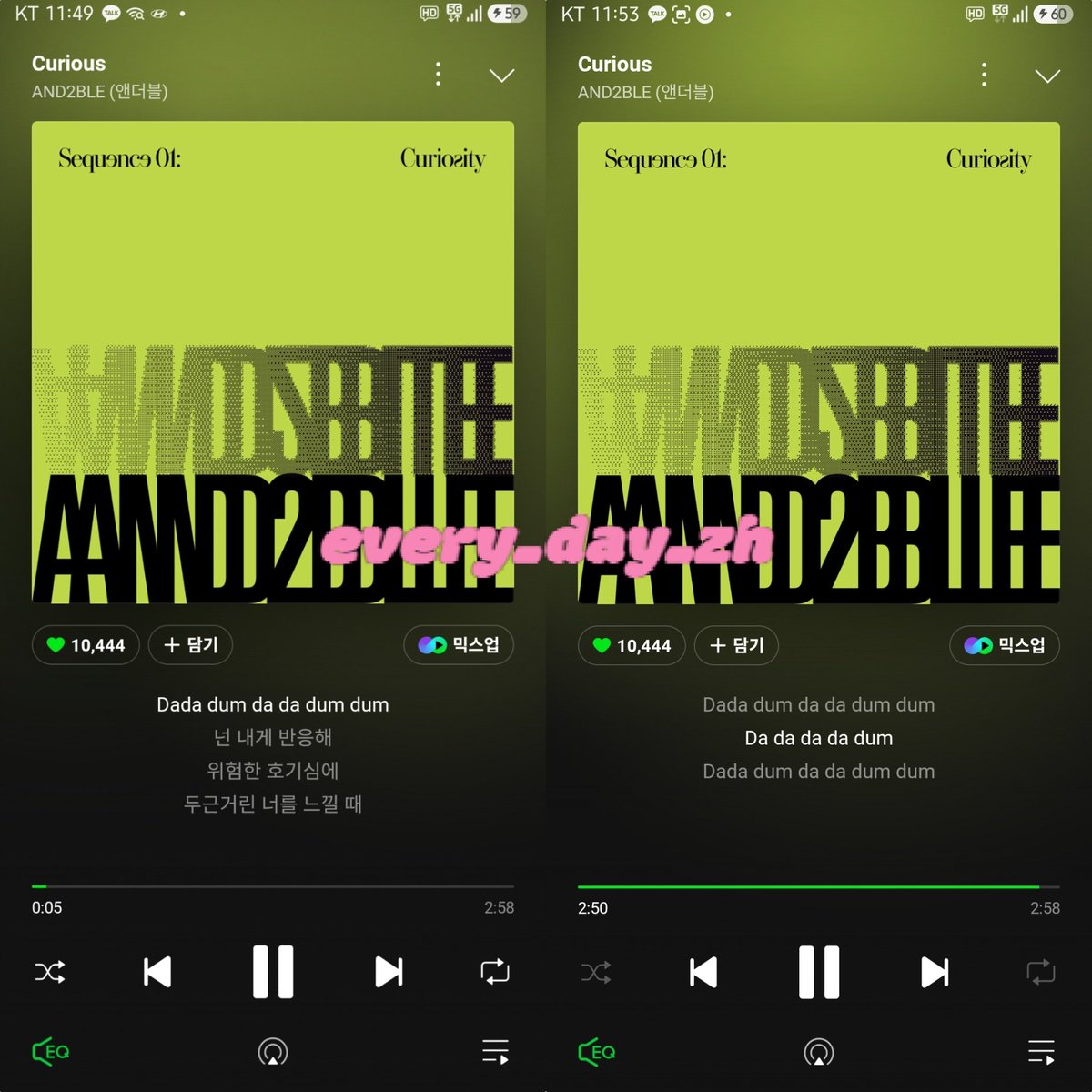 every_day_zh's tweet photo. 스밍ㄱㄱ🎧‼️‼️
#ANDBLE #앤더블 #AND2BLE_Curiosity #AND2BLE_Curious #Curious_STREAMING #앤더블_Curious_스밍인증 #앤더블 https://t.co/jPaNpZoGQl