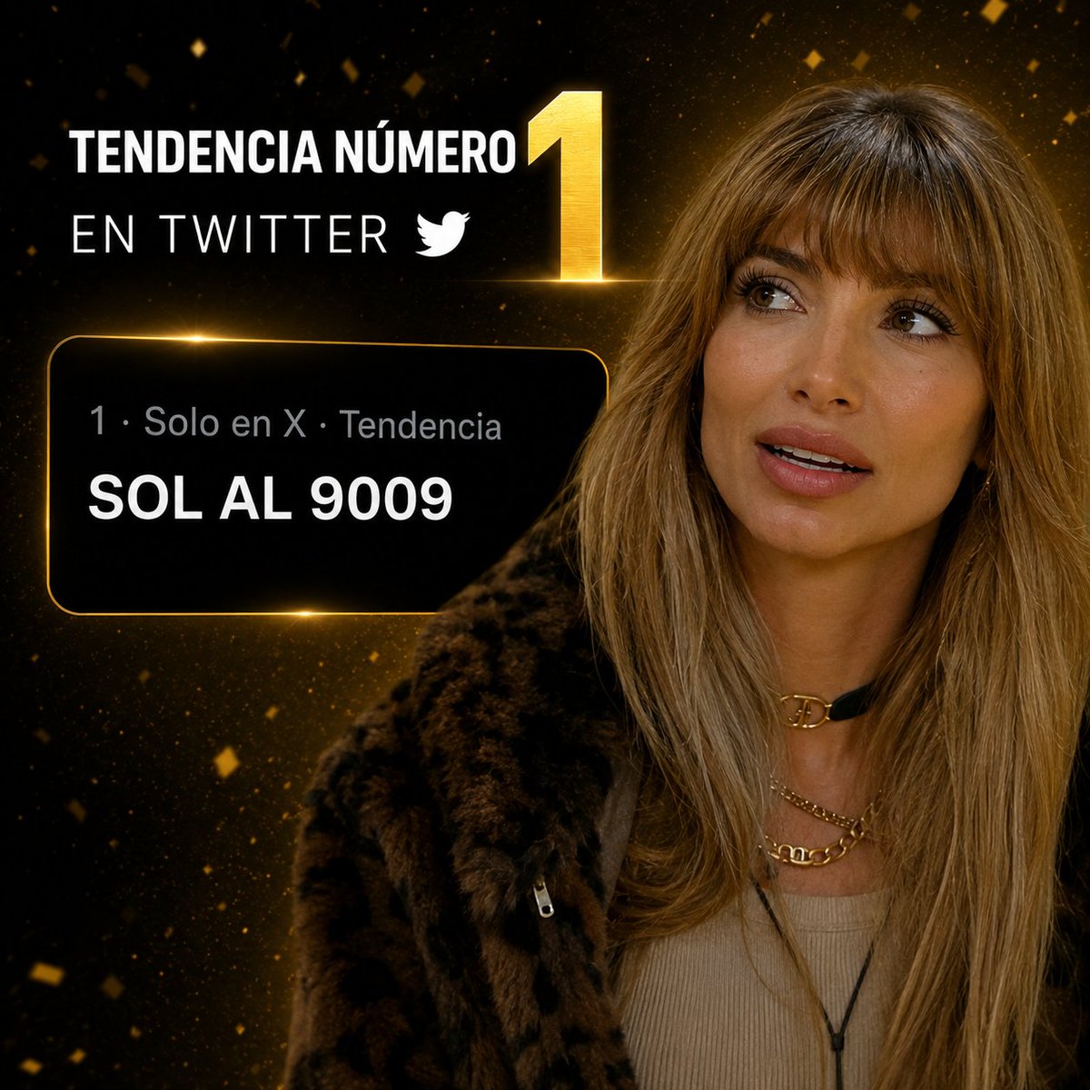 scorpioswift's tweet photo. tendencia número uno y mañana baja primera de placa 

SOL AL 9009
#GranHermano https://t.co/3BtPkXUbQB