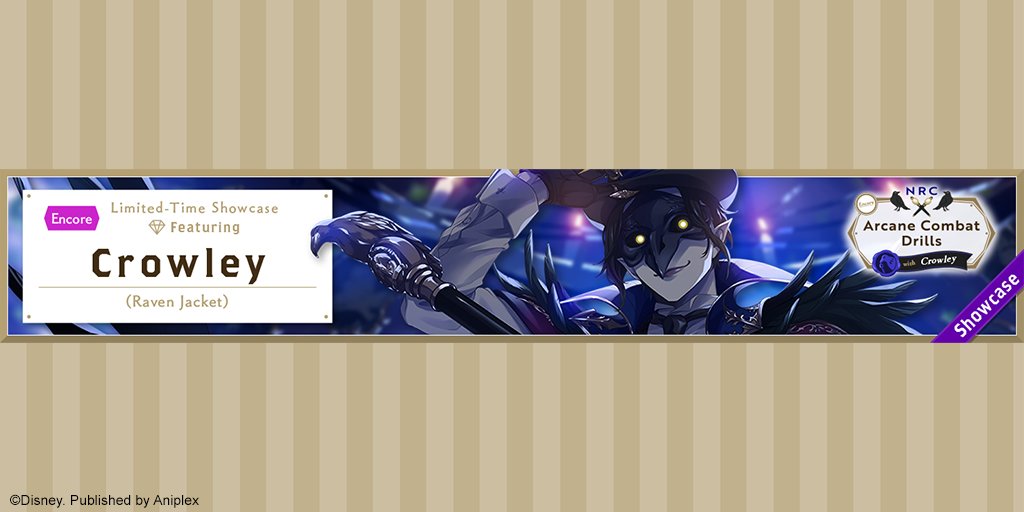 twst_english's tweet photo. Raven Jacket Crowley Showcase will be available on June 5!

This is your chance to get the SSR Crowley (Raven Jacket) card!

🐦‍⬛ More info:
https://t.co/m9Y6jctR4S

#twsten #twistedwonderland https://t.co/qqo4ZISrqM