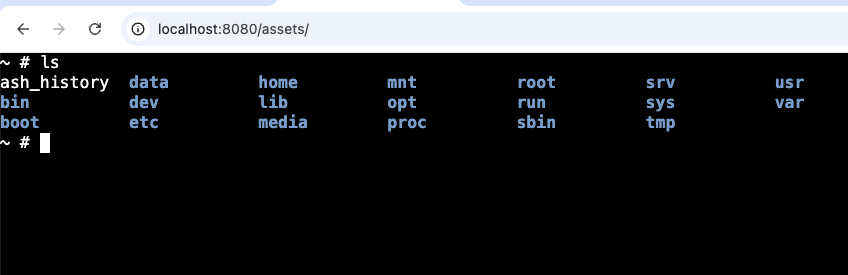 progrium's tweet photo. wanix is so good now i was like "damn i gotta set up the vm and a linux environment" with older wanix in mind, but then oh, right: copy-paste 4 lines of html and boom linux https://t.co/A9fCqQPgsi