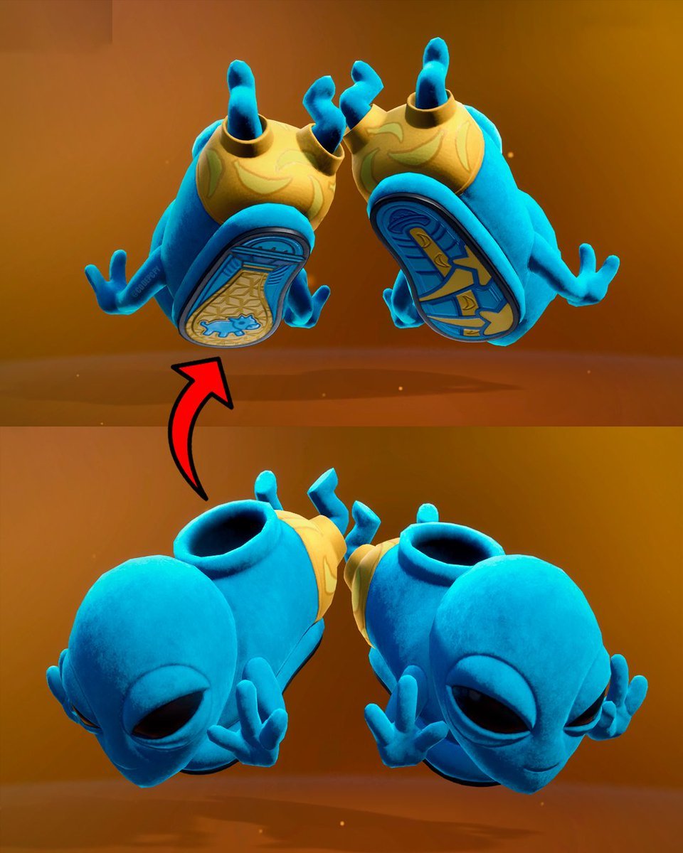 CallofMikels's tweet photo. DATO CURIOSO: Me gusta cuando Fortnite se toma la molestia de hacer buenos diseños en las suelas de los calzados antes de sacarlos a la tienda 🔥

¿Que opinan? 🧐

#Fortnite https://t.co/wNs4NiuZRw