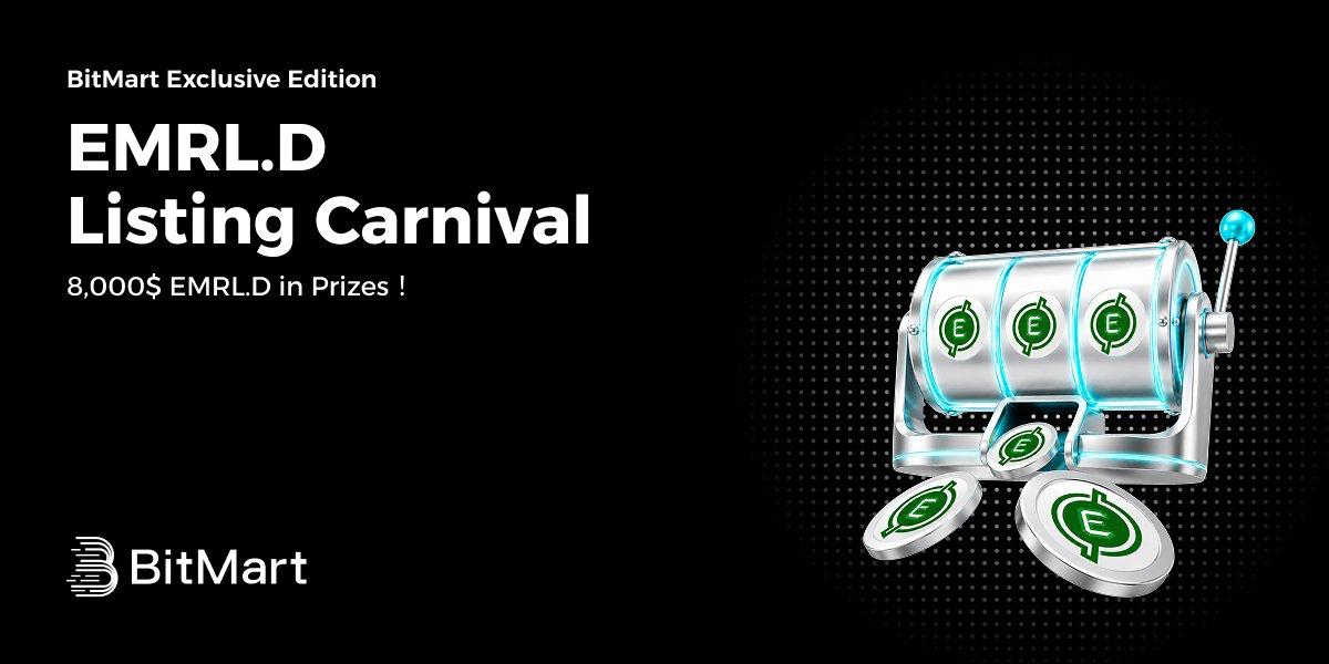 Lovercallss's tweet photo. 🚀 EMRL.D Listing Carnival is LIVE on BitMart!

Join the EMRL.D Listing Carnival and grab a chance to share from the $8,000 prize pool 🎁🔥

💎 Lucky Draw Rewards
• First Prize: 25 EMRL.D (1 winner)
• Second Prize: 5 EMRL.D (2 winners)
• Third Prize: 0.55 EMRL.D (100 winners)

✨ New User Bonus
✔ Up to 100 USDT equivalent EMRL.D airdrop
✔ Instant rewards after registration & first deposit

Don’t miss this chance to join the celebration & trade to earn more rewards ⚡

👉 Join now & participate: https://t.co/g4TJRCvDyD

👉 Join new user here :
https://t.co/3eQKeY0GZQ

#BitMart #EMRLD #CryptoCarnival #Airdrop #TradingCompetition #CryptoRewards #ListingEvent #DeFi