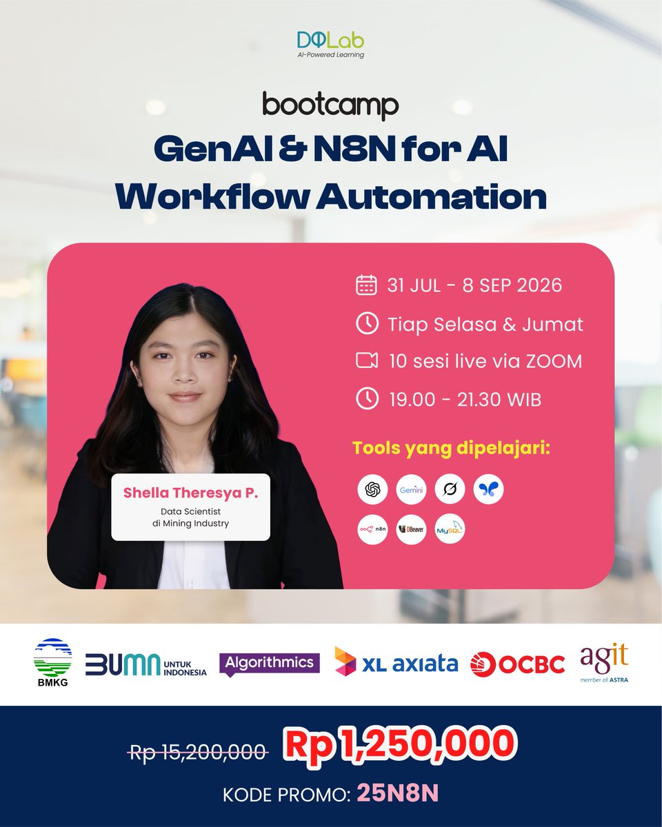 DQLab_id's tweet photo. Mumpung ada promo eksklusif, ayo buruan daftar 🎉

Catat kodenya, gabung lewat https://t.co/p2dzVD4Tcc https://t.co/bCT1PobNPD