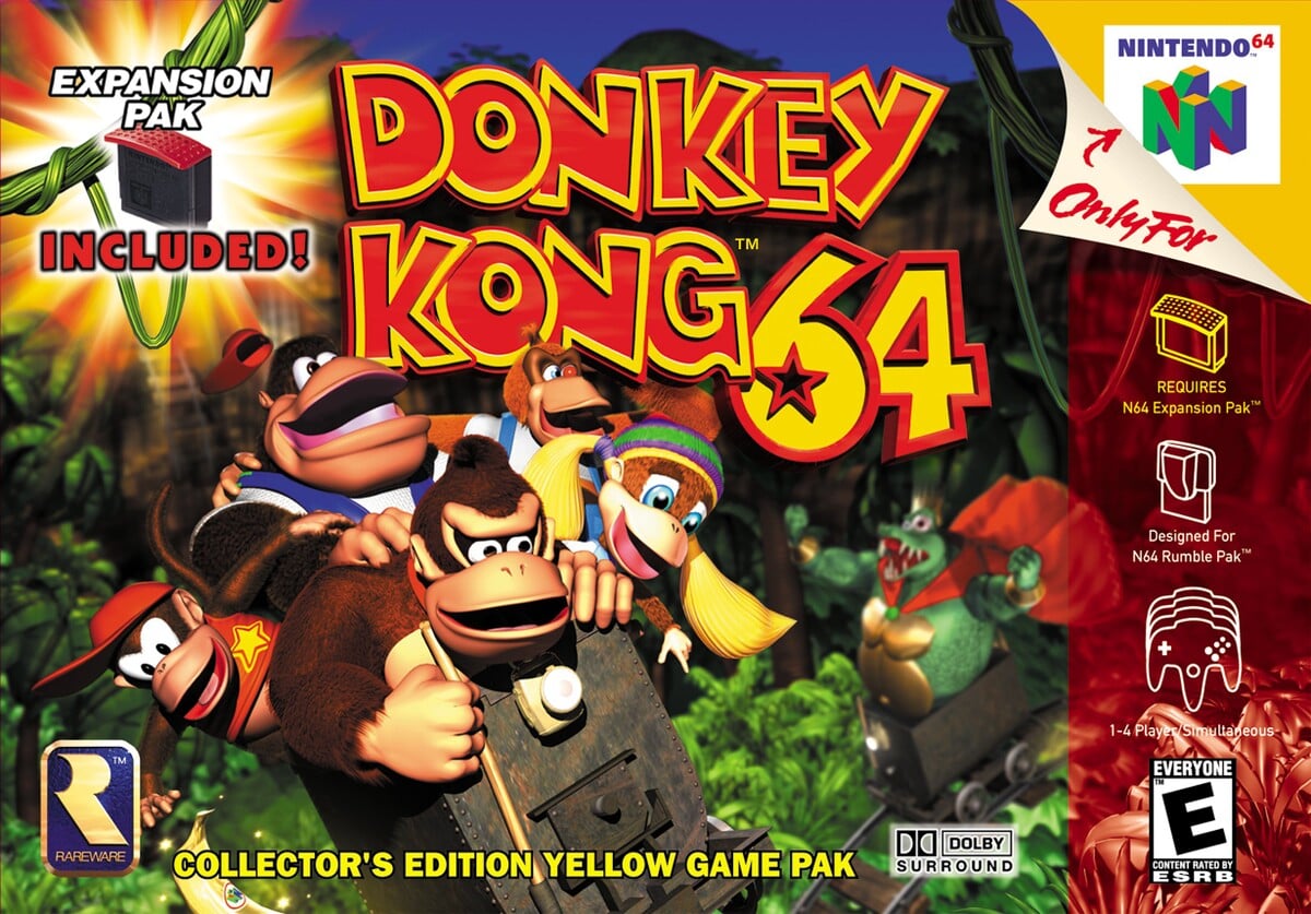 SuperMarioFact's tweet photo. Donkey Kong 64 was the subject of universal acclaim at release. https://t.co/A2obTkp86g