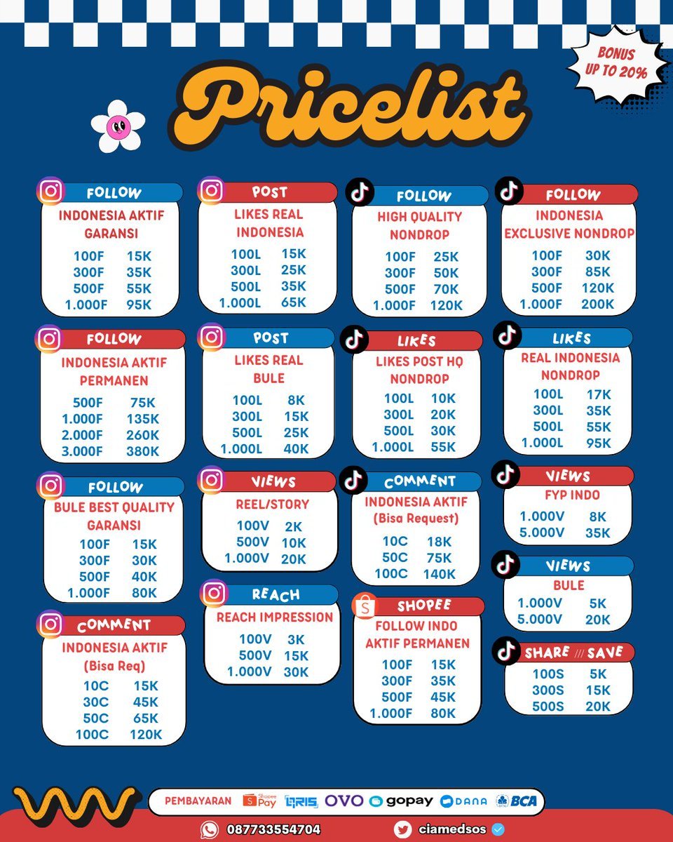 jual followers permanen tweet media