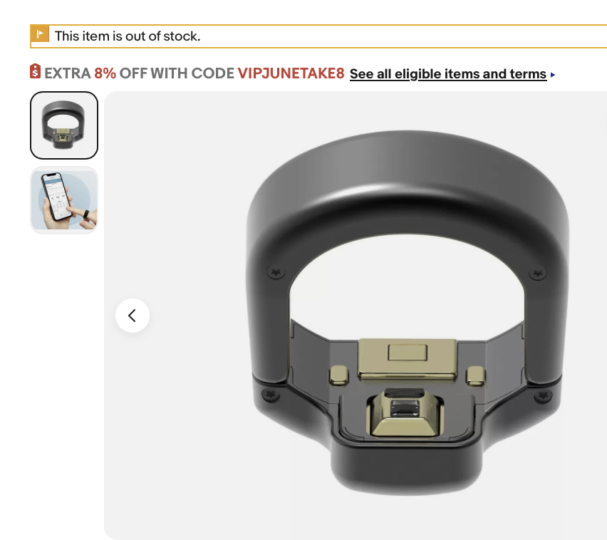 glitchaddicts's tweet photo. THIS $15 SMART RING SOLD OUT IN 2 MINUTES

Turn on notifications so you don’t miss the next deal https://t.co/sYJcYmqPsw