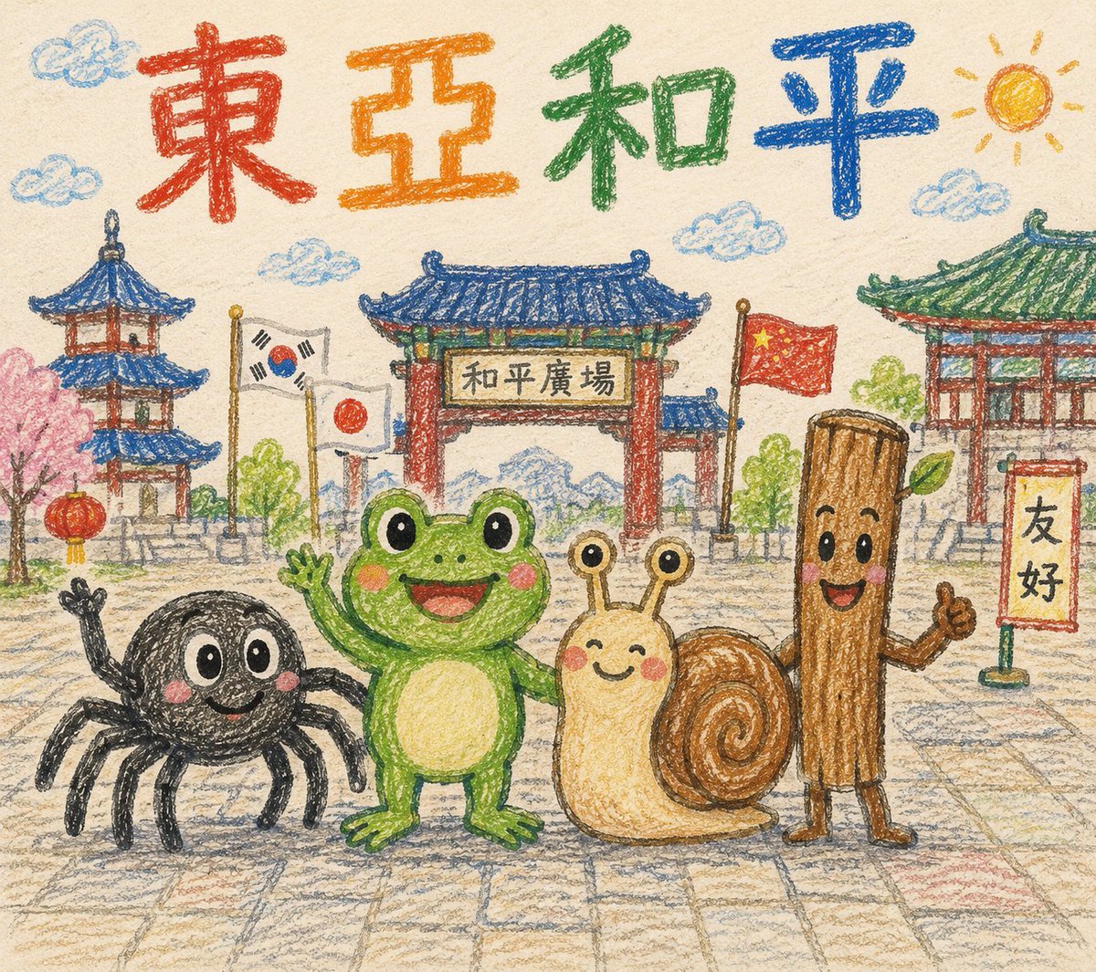 fantuan8964's tweet photo. 東亜平和 https://t.co/ORJNCBJjDS