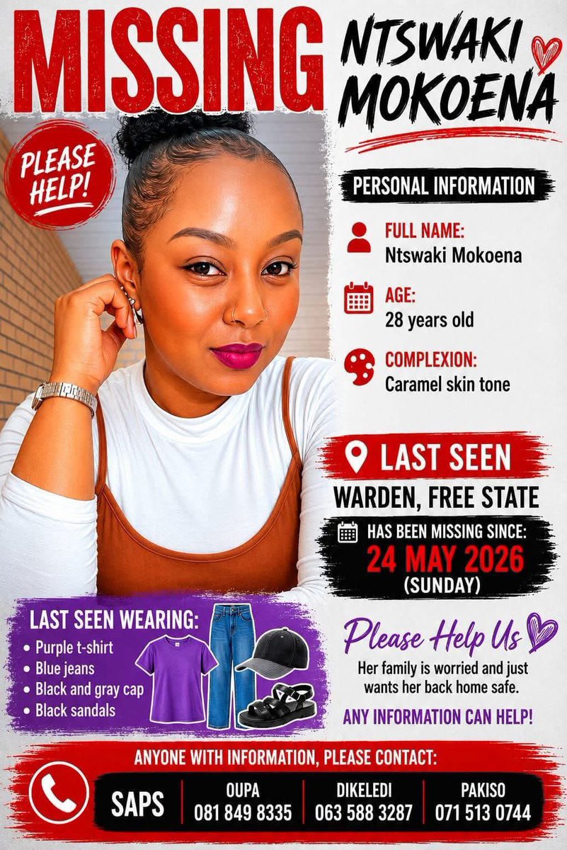 RealKoenaza's tweet photo. MISSING 
A reshare will be appreciated.
#KoenaVsDirtyCities https://t.co/8BE3ghtuNo