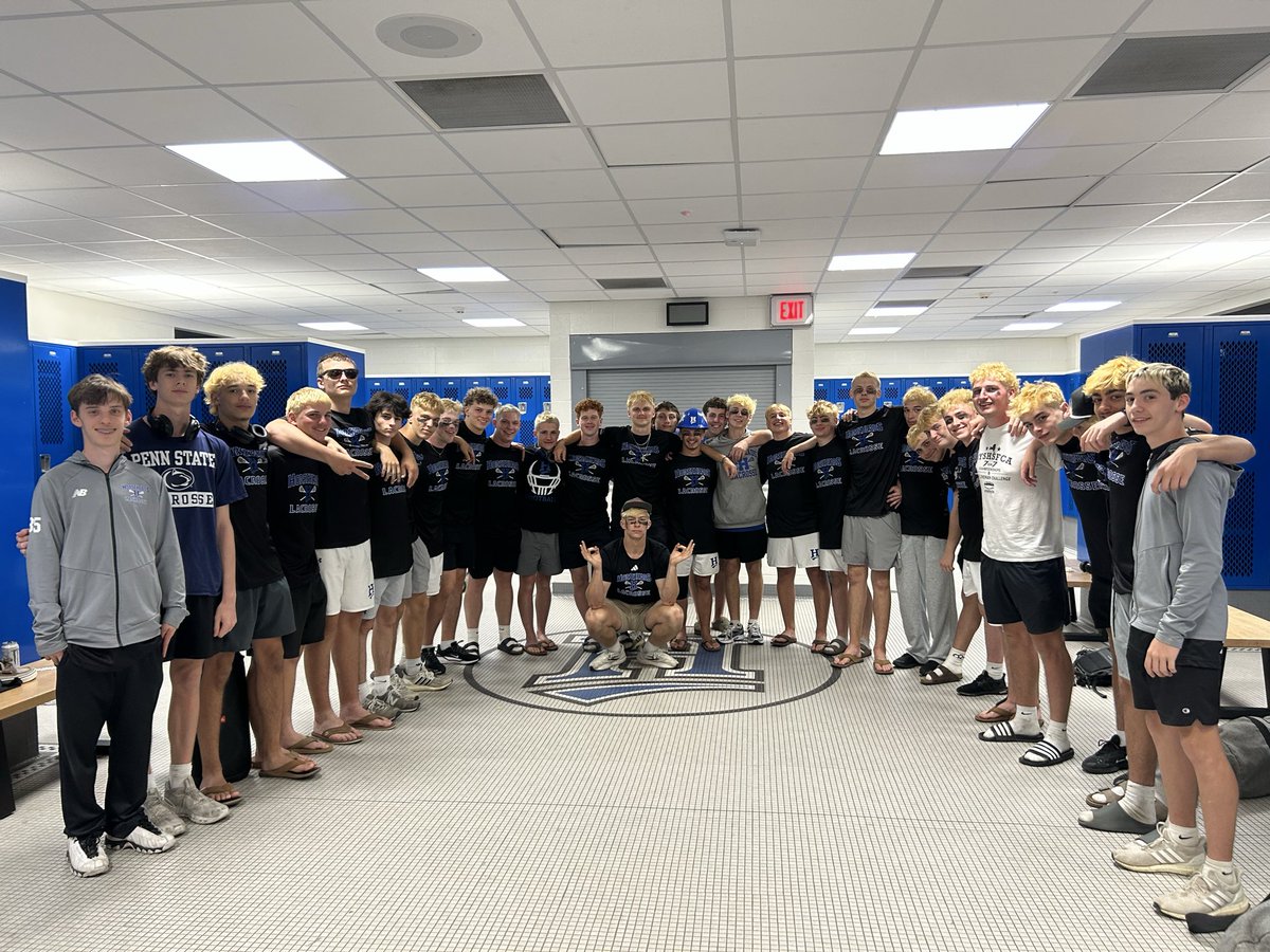 HorseheadsLax's tweet photo. The boys with a 13-4 win over Ballston Spa in the NYS Class B Sub-Regional! The Billy Lowe Hard Hat of the Game goes to Zack Bennett who had 4🎯1🍎! 🐴🥍 #charliemike #effort #attitude #enthusiasm #26 @TierReport @SGAndrewLegare @WENYKarinaN @NickKetter_TV @SectionIVLax https://t.co/u4N5HXtNpg