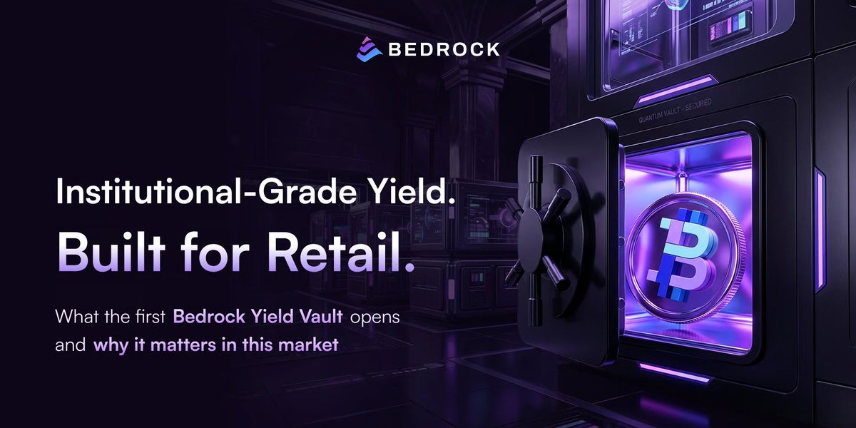 cryptowhale2002's tweet photo. Many crypto projects talk about yield, but sustainable yield comes from real demand. Interesting to see @Bedrock_DeFi connecting BTC holders to institutional-grade opportunities through uniBTC. Watching how $BR and the #Bedrock ecosystem evolve from here https://t.co/TQ9zFrHaBK