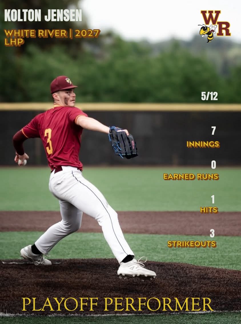 KoltonJensen03's tweet photo. Recap of the two starts I made on the mound in playoffs for highschool season https://t.co/1rR0Z38eQq