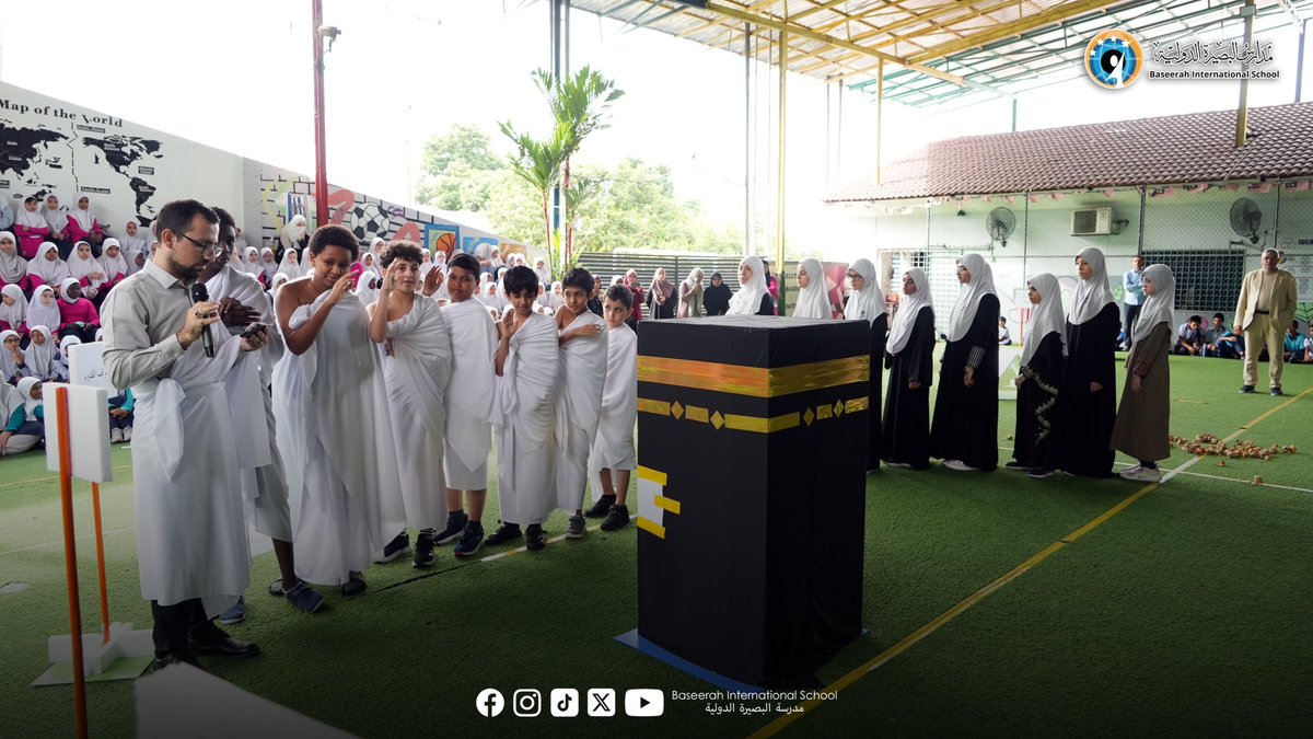 BaseerahSchool's tweet photo. Learning the journey of Hajj through experience, reflection, and understanding. 🕋

#BaseerahInternationalSchool #HajjSimulation #FutureMuslims https://t.co/weHOcejb3d
