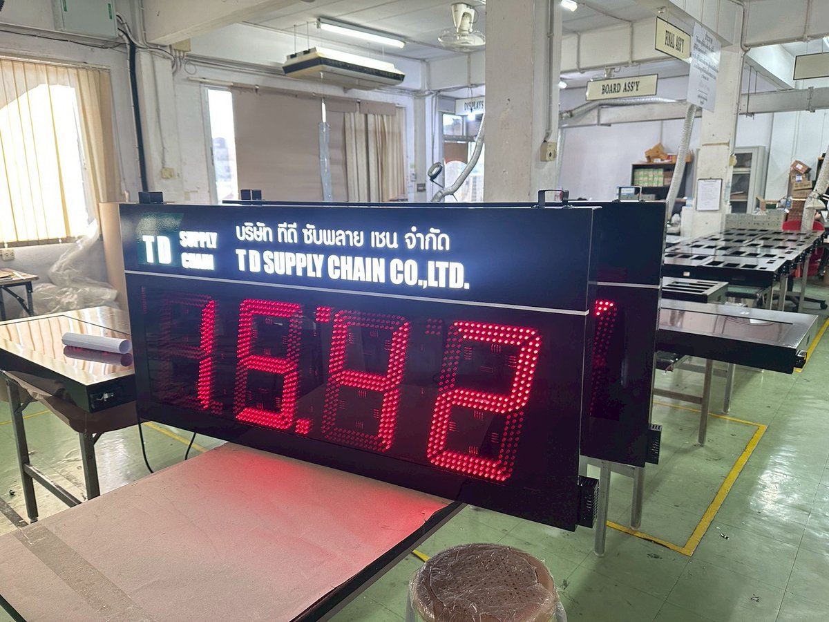 InterfacecomA's tweet photo. นาฬิกาโรงงาน นาฬิกาขนาดใหญ่  Tel:062-869-5665  Line : cd66 #นาฬิกา #นาฬิกาดิจิตอล #นาฬิกาขนาดใหญ่ #นาฬิกาโรงงาน #นาฬิกาโรงเรียน #นาฬิกาฟิตเนส #นาฬิกาสนามฟุตบอล #นาฬิกาแขวนผนัง #นาฬิกาจับเวลา #นาฬิกาวิ่งมาราธอน #จับเวลา #นาฬิกาแจ้งเตือน #นาฬิกาสนามแบตมินตัน #นาฬิกาโรงพยาบาล https://t.co/4BzIrMRNad
