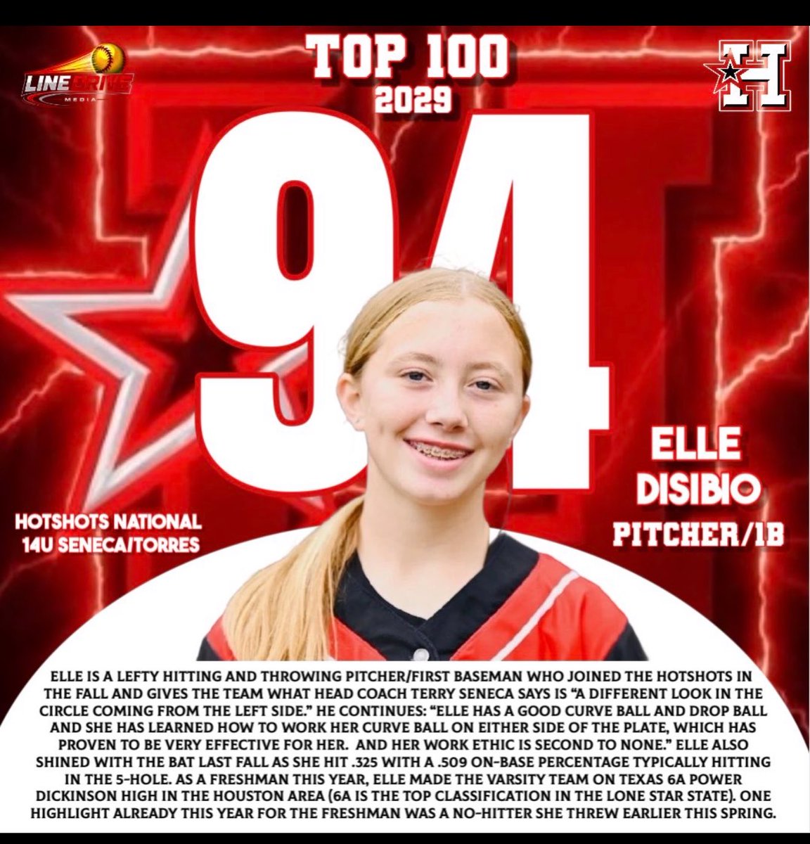 ElleDisi2029's tweet photo. Thankful to be recognized as one of many amazing athletes. Ready to keep working and improving every day @GATAsoftball @terry_seneca @JessicaAllister @CornellSoftball https://t.co/nWwMGaVEzL