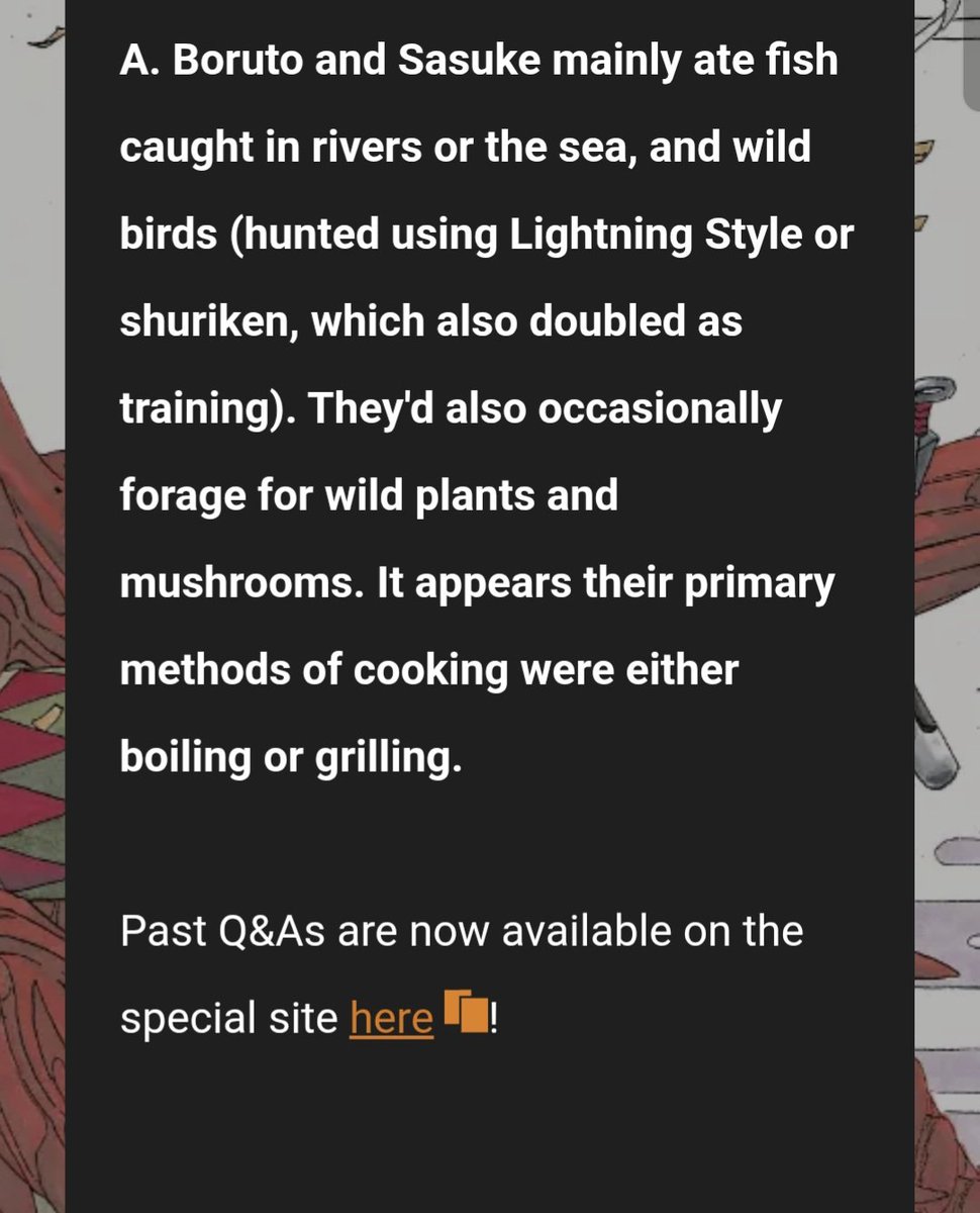 sasukeslefthand's tweet photo. They cut off the Boruto's dating age preference question from the volume and official website 😭🙏 thank god https://t.co/ED3jzodfUy