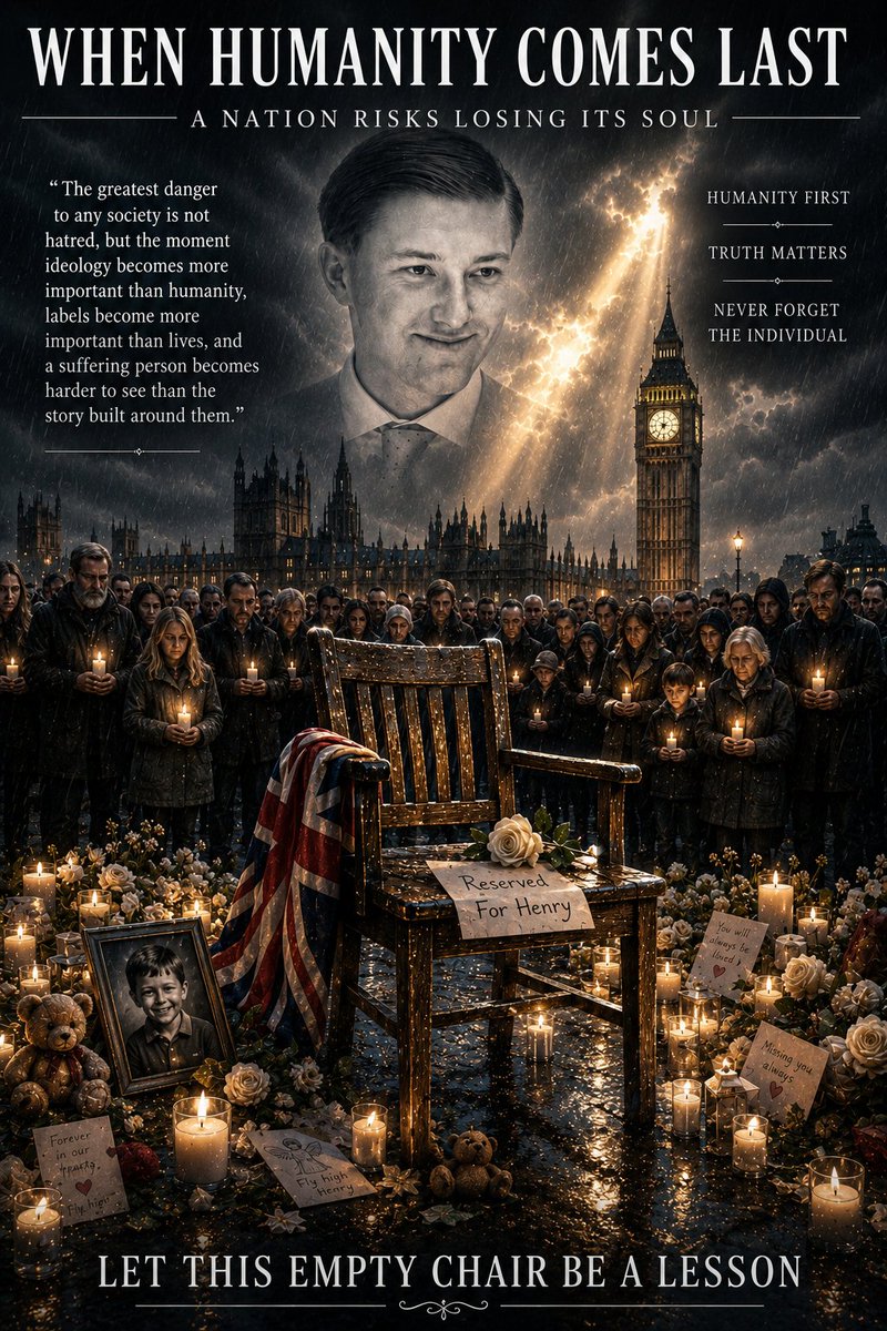 skbytes's tweet photo. @libsoftiktok "We cannot bring Henry back, but we can decide whether his empty chair at the family table becomes a memorial to one tragedy or a warning to an entire nation."
Enough is enough, RIP Henry. https://t.co/WMgF3CutLB