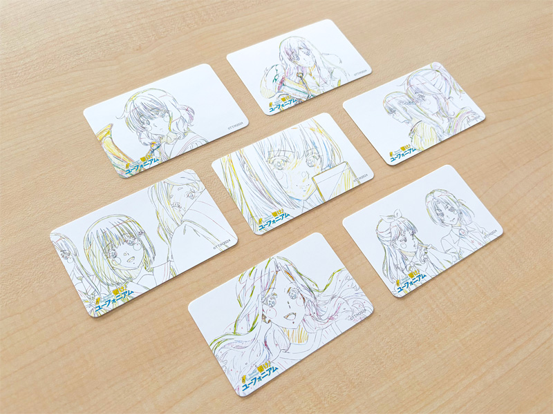 anime_eupho's tweet photo. /／
 9回目だよ！宇治でお祭りフェスティバル
 京アニショップ！出張店舗
 購入特典カード🎺
\＼

京アニショップ！出張店舗のグッズを3,000円(税込)購入毎に「特典カード」を1枚(全7種)プレゼント🎵
ぜひチェックしてみてくださいね！
※絵柄はお選びいただけません

#ユーフォ最終楽章 #anime_eupho https://t.co/9mDcHw8I6l