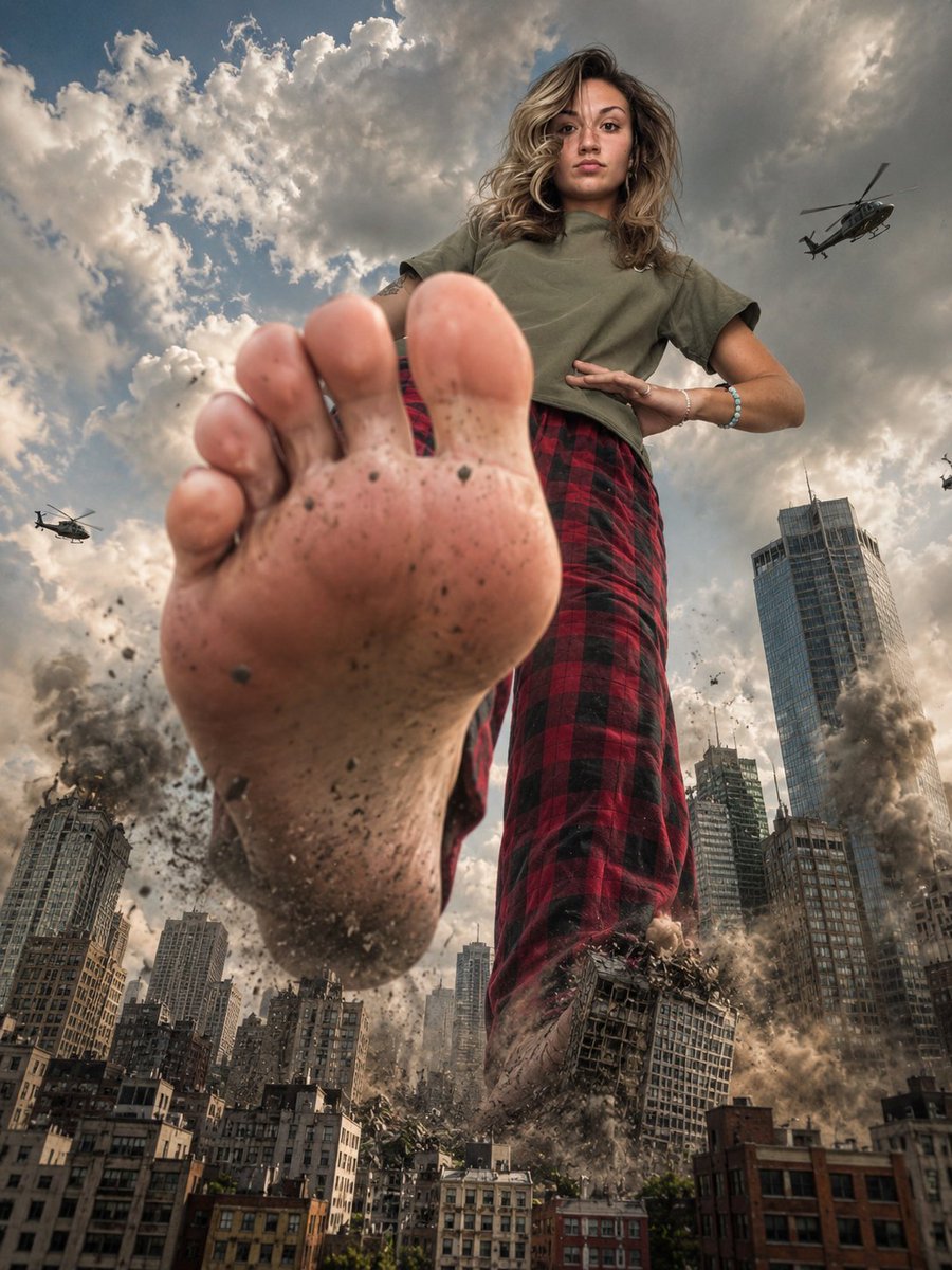 tinyantmanfilms's tweet photo. breathe in the foot of goddess @lex0678_ before she flattens your whole city https://t.co/zaVOJ7gpSp