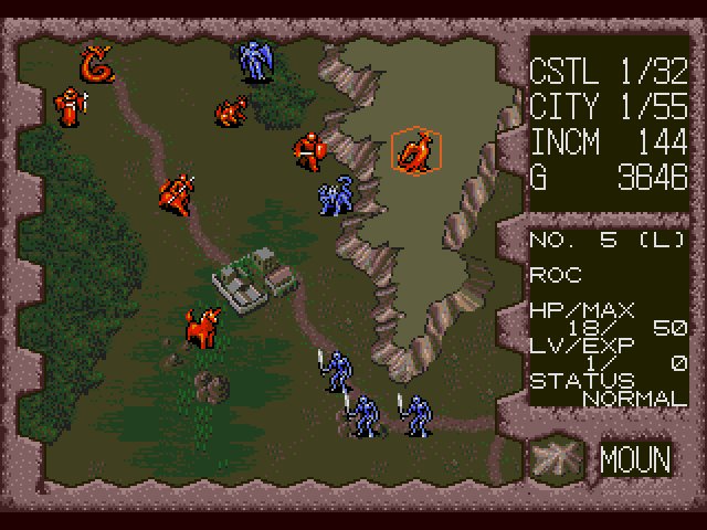 soretao's tweet photo. @izzynobre Master of Monsters (Mega Drive) e Dark Wizard (Sega CD).
É quase o mesmo jogo: um Tactical RPG de tabuleiro com monstros mitológicos, mas o de Mega são apenas os mapas da campanha, já o de Sega CD tem historinha, um continente pra lutar, e um boss fight. https://t.co/eXxkqx46ql