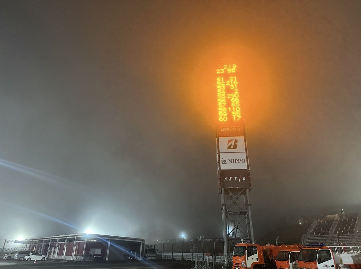 Tagachan1's tweet photo. 🔥『ＥＮＥＯＳ スーパー耐久シリーズ 2026 Empowered by BRIDGESTONE 第3戦 NAPAC 富士 24 時間レース』🔥
にご来場の皆さまへ

今週末の今の天気予報を見ると...
最低気温は15〜16℃
夜の風は2〜3m/sということで...

【1m/sの風速で体感気温は1度下がる】
と言われてますので..

どうかどうか防寒対策はしっかりしてください🙏🙏🙏
※コメント欄に気温による服装目安のページ貼っときます🧥

#S耐 
#スーパー耐久 
#富士24時間レース
#fuji24h 
#持ち帰るのは風邪ではなく最高の思い出を 

※写真は昨年の夜