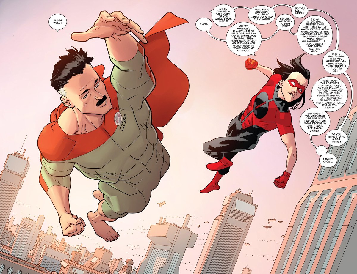 FarmIykay's tweet photo. Showing some love to Cory Walker's art because I'm tired of him getting dogged online #invincible https://t.co/cXo11otQxE