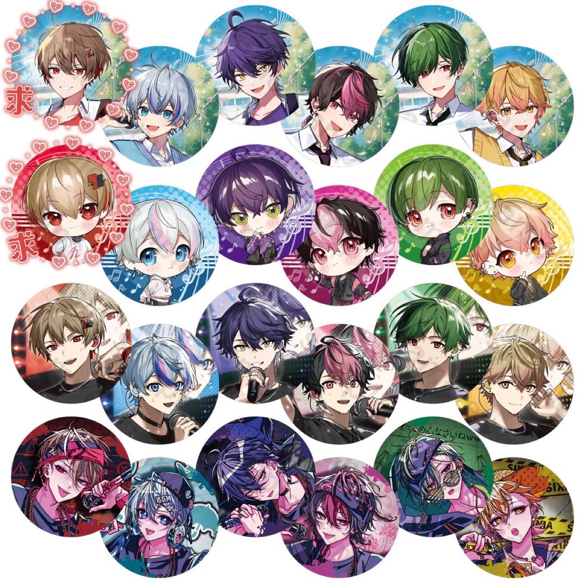 twinkle3050's tweet photo. 【各1様募集】シクフォニ 缶バッジ

譲:画像1~6のスタンプなし柄各1枠
(1部ALT詳細あり 既読印あり)

求:スタンプあり柄🍍さん

♪郵送のみ

♪初回様プロカ必読

♪購入数、購入数時期未定

検索からでもお気軽にお声掛けください

#シクフォニグッズ交換 https://t.co/biCnNEH65U