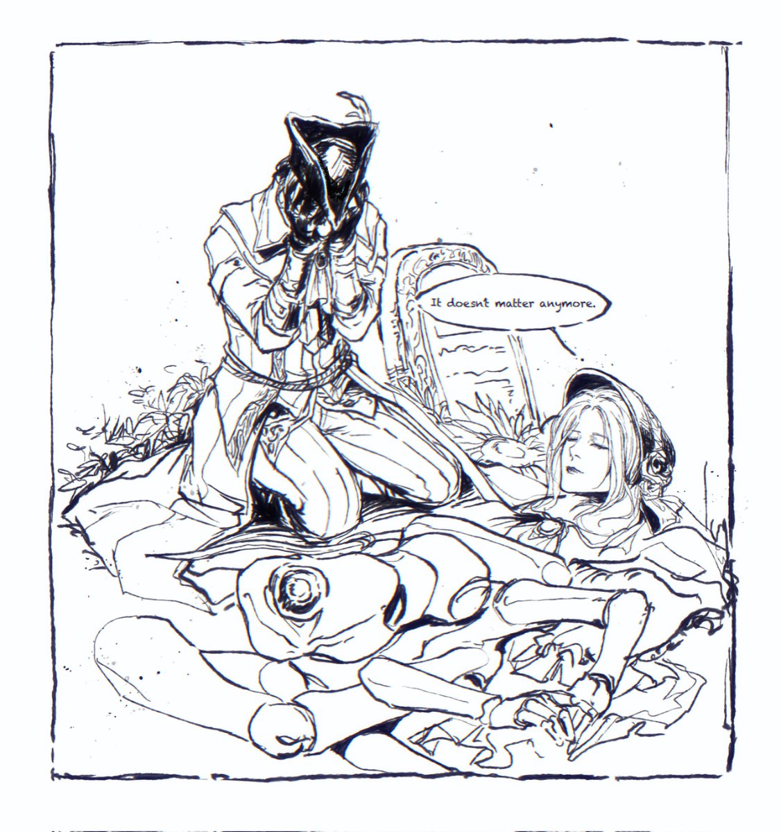 Card0Lotus's tweet photo. #Bloodborne #ladydoll https://t.co/kede15gXh4