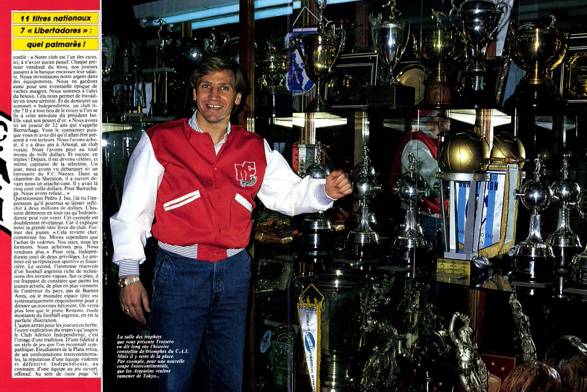 seba_cai's tweet photo. 🗓️ 1984
📰 Onze (Francia)

11 títulos nacionales, 7 Libertadores, ¡que palmarés!

🇫🇷 Un club ordenado y sin pasivo
⚽️ "El respeto que genera Independiente también se encuentra en la tradición, la fidelidad a un estilo de juego simpático, con juego abierto y ofensivo" https://t.co/ifIteYkFR2
