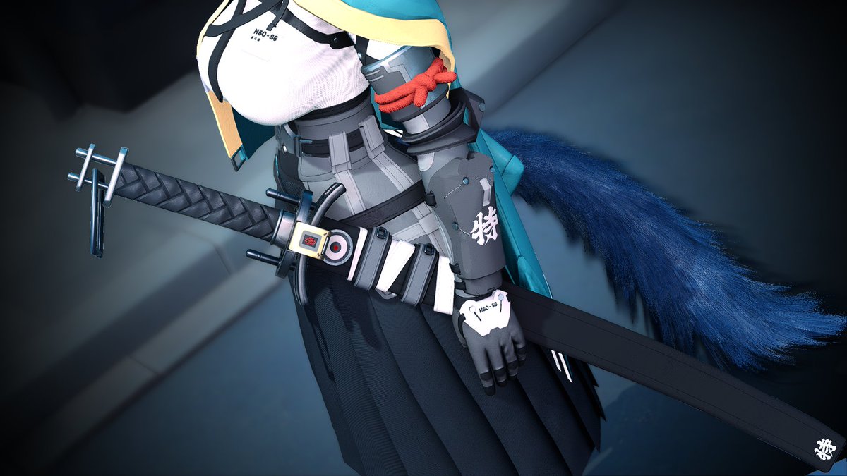 Morinashi's tweet photo. Sword and hairpin~  More soon:tm: https://t.co/EUmkLAuHMM