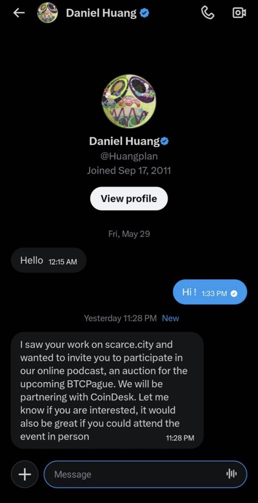 asanoha_gold's tweet photo. This is a zoom call podcast scammer, please report and block them 🚨🚨🚨

@bitcoinfta @Volatile_21 @ModeotecArt @ShopBitcoinAus @meadow_mr @desultor @LewickiBartosz @MrVigilanteBTC @AdamKadmon55 @CryptoAli1 @CrypsiArt @AmyDiGi https://t.co/Y2ne83MKtK
