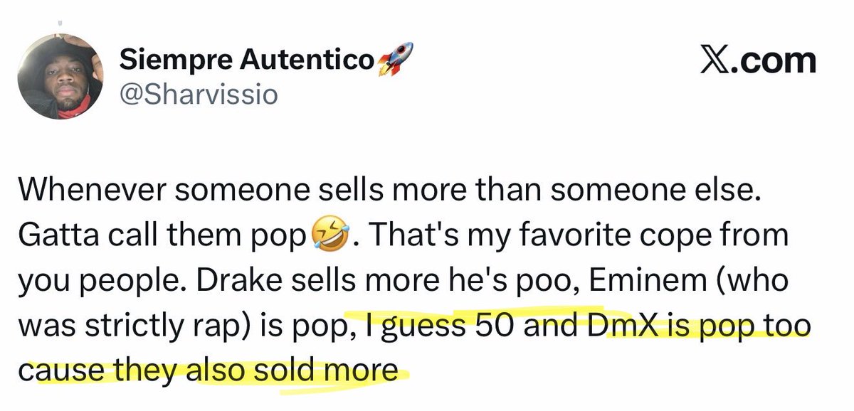JordanCool_'s tweet photo. @Sharvissio @Morgayze @jiggyjayy2 Nigga wtf are you talking bout? You literally said Dmx and 50 sold more… this is something YOU said 🤦🏿‍♂️🤦🏿‍♂️🤦🏿‍♂️🤦🏿‍♂️ https://t.co/ag5vFNvv2l