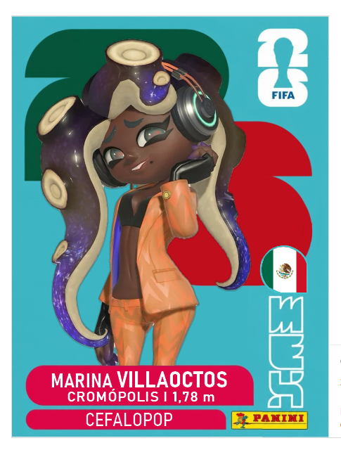 JacielQuartz's tweet photo. La fiebre de los stickers del mundial ya me ha consumido
#splatoon https://t.co/wnwDlwKg6j