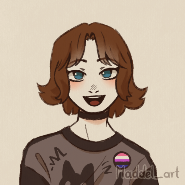 KiCoonie's tweet photo. I’m pretty basic irl so that was easy...

I know my design Is very detailed in places but I don’t think it turned out to bad!! 

irl Vs. vtuber go brrr https://t.co/PH8xA0QcIX