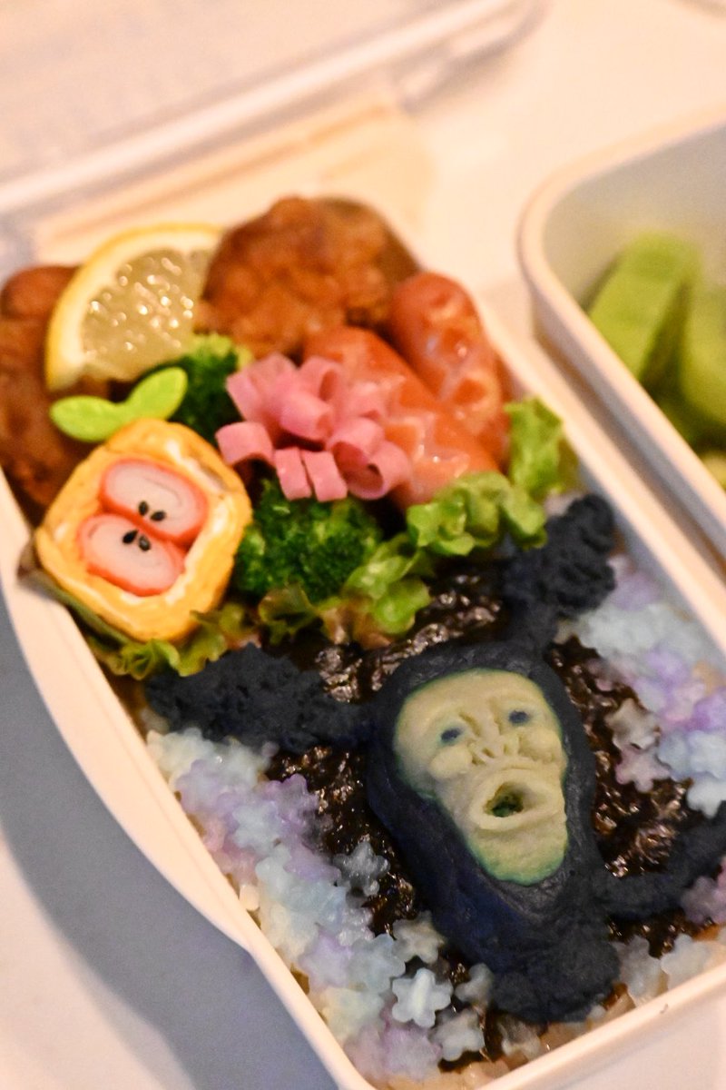 FXDL315's tweet photo. #アラシクロバネ #こびとずかん #キャラ弁 https://t.co/uZr4Q6h4te
