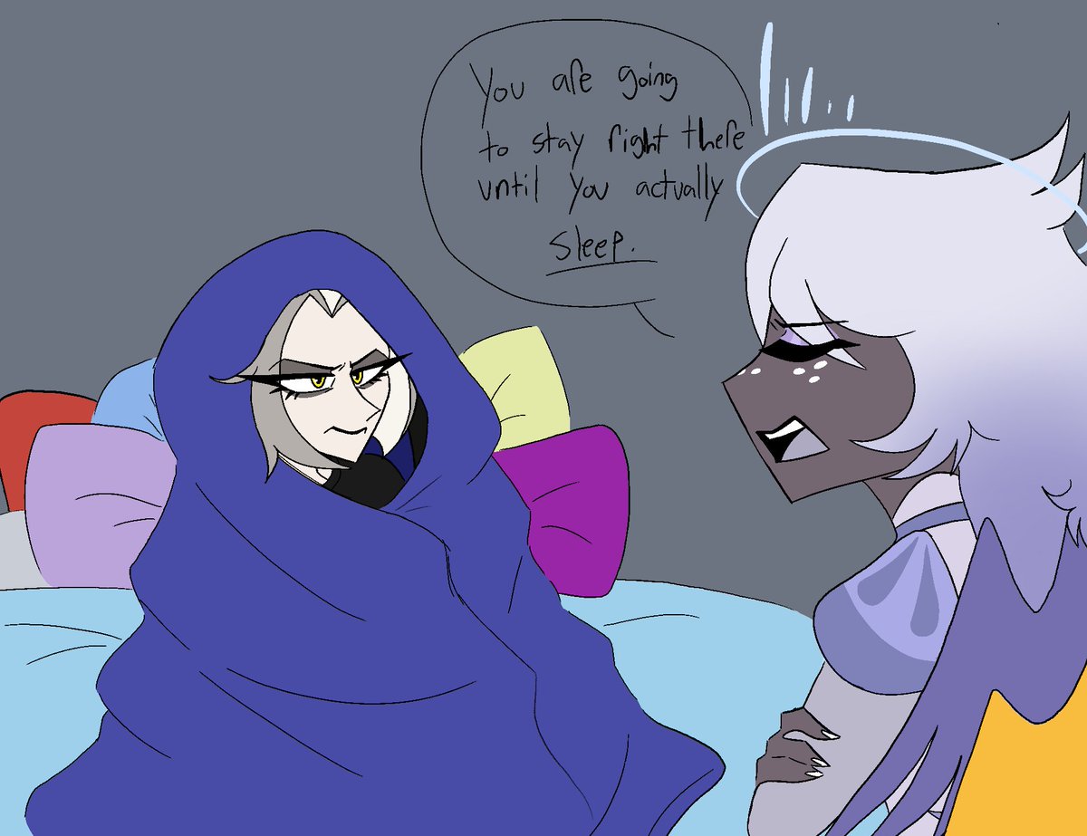 IceW4terL1zard's tweet photo. How to deal with ur extremely sleep deprived girlfriend #emilute https://t.co/tUlT9k4wIR