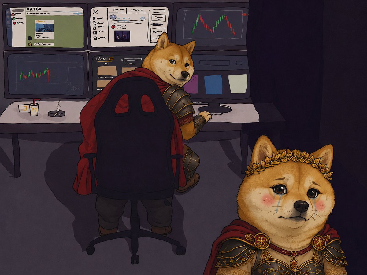 DogeaMaxima's tweet photo. @DogeusMaximusX "Babe, stock pumps first then Crypto will pump later, don't leave!" https://t.co/RRAosvSlJ0