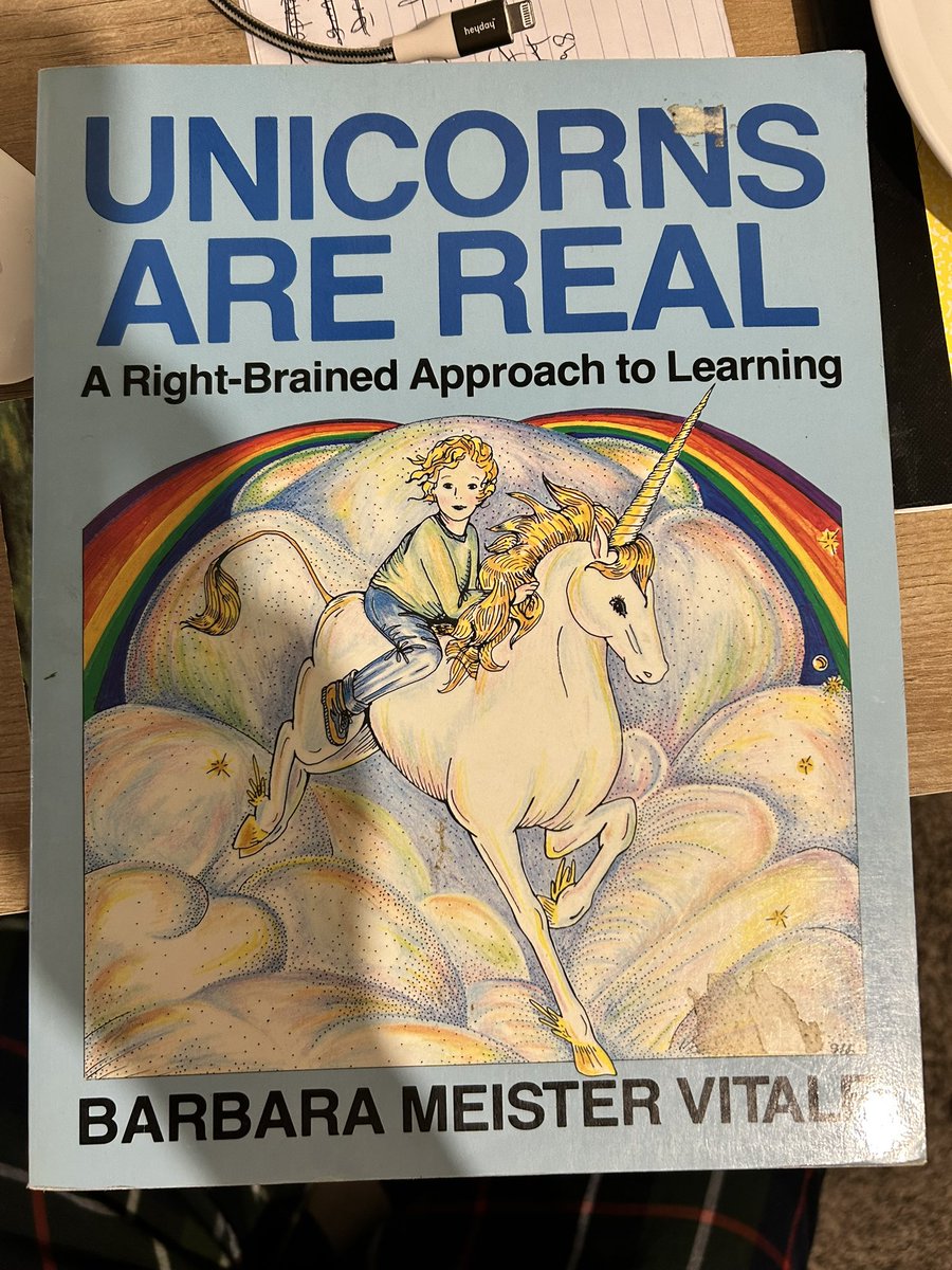 GhibliBlog's tweet photo. Just thought I should share this image. I was asking myself, in my doubtful, skeptical moments, “If we can manifest anything, why not wish for leprechauns or unicorns?”

This book appeared in my nearby library box today. Make of that what you will. https://t.co/iSVYV1veRn