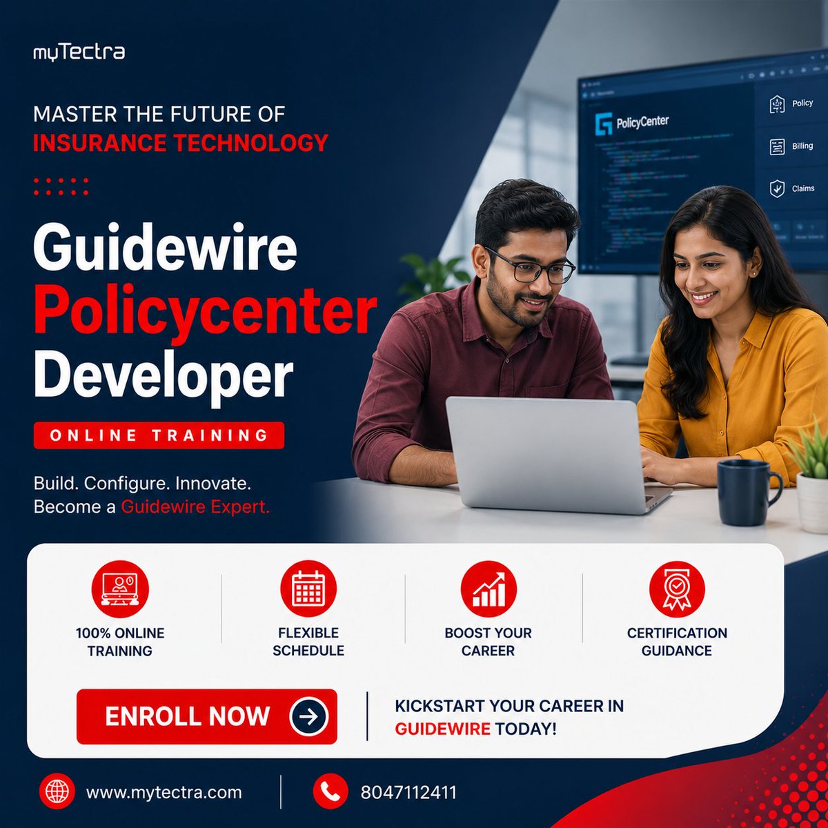 mytectra's tweet photo. 💡 Become a Skilled Guidewire PolicyCenter Developer with myTectra!

📞 Call: +91 8047112411
🌐 Visit: https://t.co/Y65de3qrT2

#guidewirepolicycenter #guidewiredevelopertraining #policycenter #gosu #guidewirecertification #insurancetechnology #guidewirejobs #mytectra https://t.co/n5MTAmNgCe