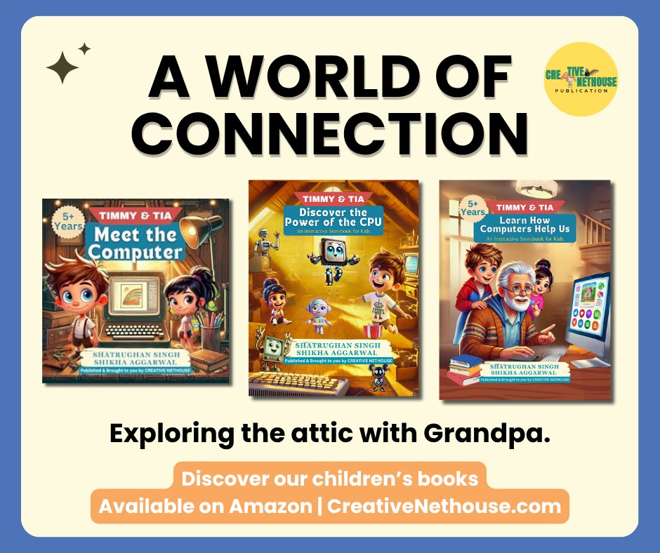 ShatrughanWrite's tweet photo. Our books are now available on Amazon.https://t.co/S9x4DeU8CX
Find a story that speaks to you.

#CreativeNethouse #ShatrughanSingh #ChildrensBooks #MotivationalBooks #Books
...... https://t.co/fEFgQDXsPD