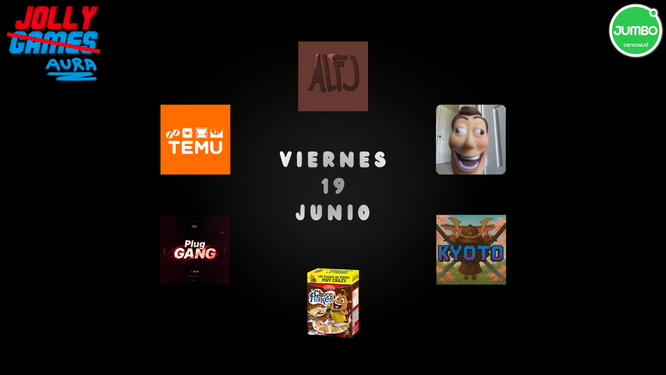 TeamAlfajor's tweet photo. ¡Fecha CONFIRMADA para el JollyAura!

- nos vemos el viernes 19/6 🫡 https://t.co/n4yVA6zKPM