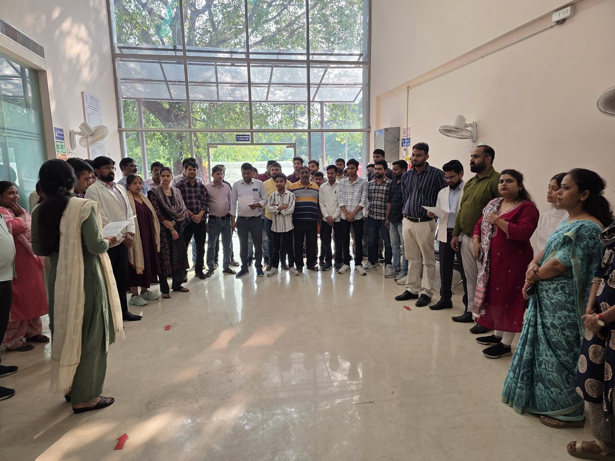 HDRI_Lucknow's tweet photo. As per the directions received from the Ministry of AYUSH, Government of India, institute observed World No Tobacco Day 2026 by organizing a pledge ceremony on 03 June 2026 at 3:00 PM in the institute premises. 
@ccrhindia @moayush https://t.co/qlglqL2CgD